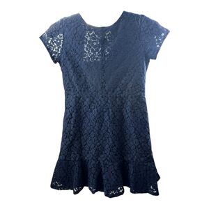 GAP Navy Blue Lace Kids Dress